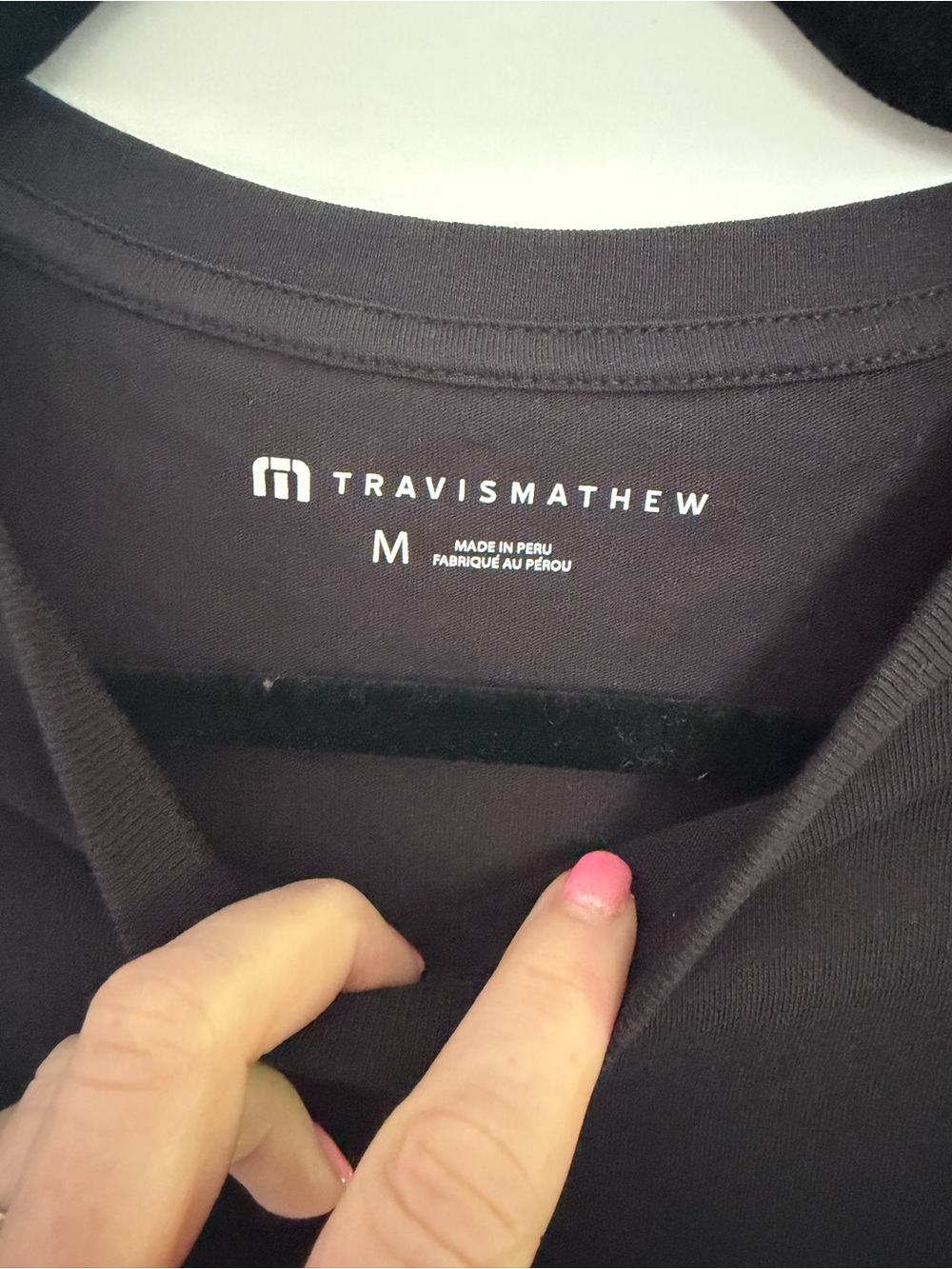 Travis Mathew Men's Black Pocket Tee M NWT - Picture 7 of 9